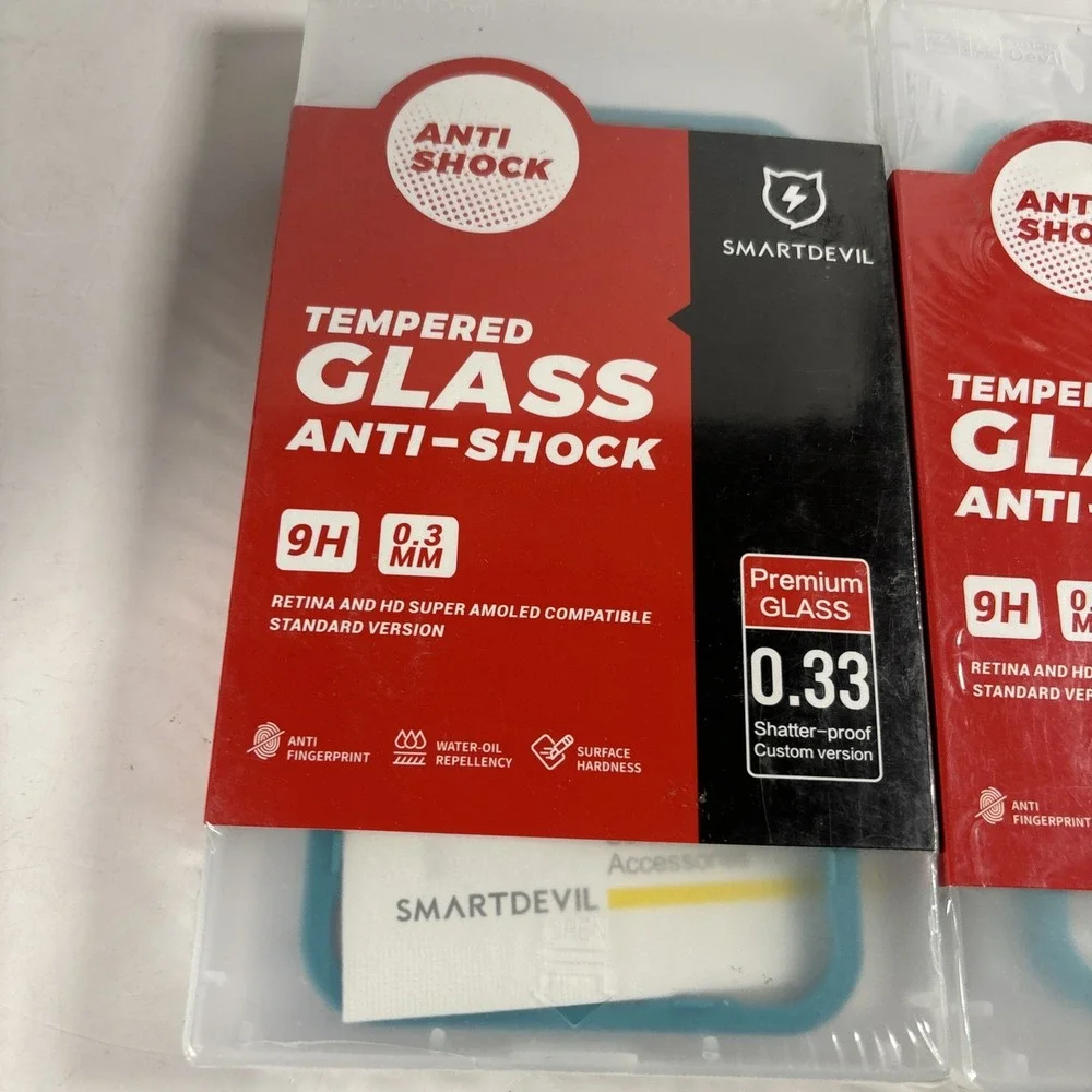 Smartdevil 3 pack tempered glass screen protector for Apple IPhone 14 Pro Max2pk